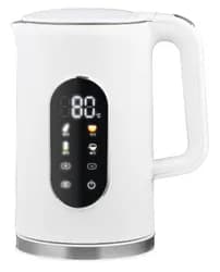 Електрочайник GRUNHELM EKS-25030W (метал, білий) 1,7л, 2200 Вт, дисковий - PRORAB