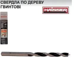 Сверло по дереву 3х32x60 мм, винтовое с М-образным острием, HAISSER - PRORAB