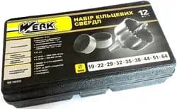 Набор коронок по дереву WERK 12 шт. 2639902 - PRORAB