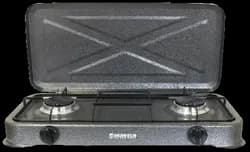 Газовая Плита GRUNHELM GGP-6012 двухкомфорная с крышкой - PRORAB
