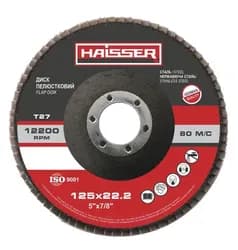 Лепестковый круг HAISSER 125*22,2мм P100 T27 - PRORAB