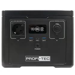 Портативна зарядна станція PROFI-TEC PPS600 LiFePO4 (1.2 кВт, 512 Вт/год) (006852) - PRORAB