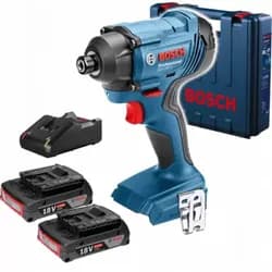 Гайковерт акумуляторний ударний Bosch GDR 180-Li (18 В, 2х2 А*год, 160 Н*м) (06019G5123) - PRORAB