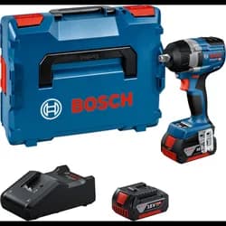 Акумуляторний ударний гайковерт Bosch GDS 18V-750 C у L-BOXX (18 В, 2x5 А*год, ЗП) (06019L9003) - PRORAB