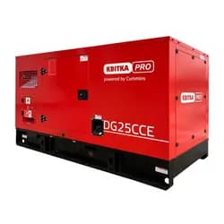 Дизельний генератор КВІТКА PRO DG25CCE (22 кВт, ~3ф, 400 В, є вихід під ATS, двигун Cummins) (110-7140) - PRORAB