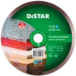 Алмазний відрізний диск Distar Granite Premium 1A1R (200х1.8х25.4 мм) (11320061015) - PRORAB