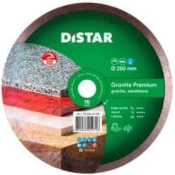 Алмазний відрізний диск Distar Granite Premium 1A1R (200х1.8х25.4 мм) (11320061019) - PRORAB