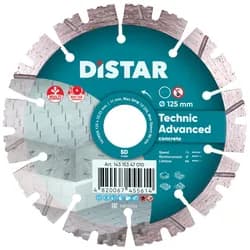 Алмазний відрізний диск Distar Technic Advanced (125х2.2/1.4х22.23 мм) (14315347010) - PRORAB