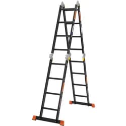 Драбина-трансформер алюмінієва BLUETOOLS BLACK (4х4 сходинки) (160-9016) - PRORAB