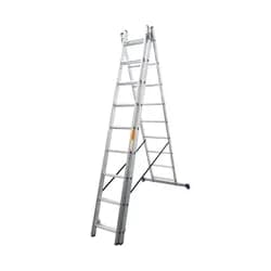 Драбина алюмінієва 3-х секційна BLUETOOLS Expert (3х9 сходинок) (160-9026) - PRORAB