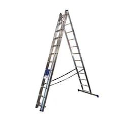 Драбина алюмінієва 3-х секційна BLUETOOLS Expert (3х12 сходинок) (160-9029) - PRORAB