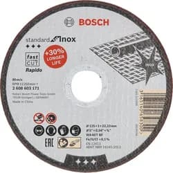 Круг відрізний Bosch Standard for Inox (125х1х22.23 мм) (2608603171) - PRORAB