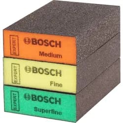 Губки шліфувальні Bosch Expert S471 Standard (69x97x26 мм, M, F, SF, 3 шт.) (2608901175) - PRORAB