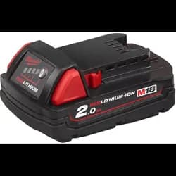 Акумулятор Milwaukee M18 B2 (Li-Ion, 18 В, 2 А*год) (4932430062) - PRORAB