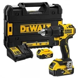 Акумуляторний ударний дриль-шуруповерт DeWALT DCD709P2T (2х18 В, 5 А*год, 65 Н*м) - PRORAB