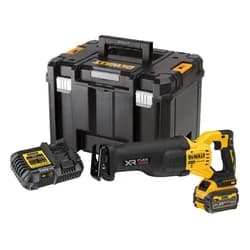 Акумуляторна шабельна пила DeWALT DCS386T1 (18 В, 6 А*год, 3000 ход/хв) - PRORAB