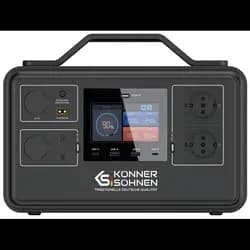 Портативна зарядна станція Konner & Sohnen KS 1200PS (2.4 кВт) - PRORAB