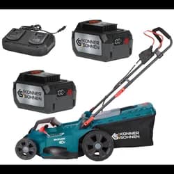 Газонокосарка акумуляторна Konner&Sohnen KS 43LM-40V set (40 В, 2×4 А•год, 2×3.5 А, 430 м) - PRORAB