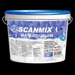 Краска SCANMIX Mattiatex Deluxe 14кг ведро - PRORAB