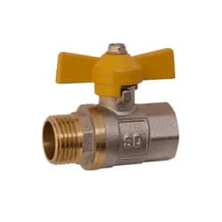 Кран шаровой SD Plus 3/4" ВН для газа (бабочка) SD607G20 - PRORAB