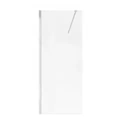 Душевая перегородка Qtap Walk-In Standard CRM209.C8 90х190 см, стекло Clear 8 мм, покрытие CalcLess - PRORAB