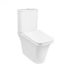 Унитаз-компакт Qtap Kalao безободковый с сиденьем Soft-close QT08221213AW - PRORAB