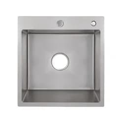 Кухонная мойка Lidz H5050G 3.0/0.8 мм Brush Grey (LDH5050GPVD3008) - PRORAB