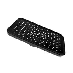 Лейка для верхнего душа Qtap Hlavova 300x200 мм прямоугольная QTHLA107BLM45783 Black Matt - PRORAB