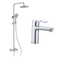 Набор смесителей Latwa 001 + Latwa 1030 Chrome - PRORAB