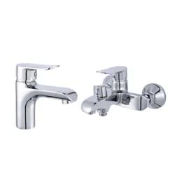 Набор смесителей Wieza 001 + Wieza 006 Chrome - PRORAB