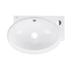 Раковина Qtap Leo 430x290x140 White QT11115011RWN - PRORAB