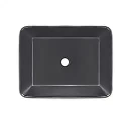 Раковина-чаша Qtap Tern 475х370х140 Matt black QT172074MBMBN - PRORAB