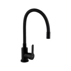 Смеситель для кухни Brinex Pure 015F3 с гибким изливом   Black Matt BRIPUR015F3BLM - PRORAB