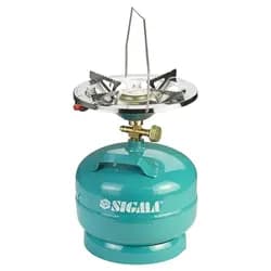 Газовый комплект для кемпинга с пьезоподжигом Comfort 5л SIGMA (2903111) - PRORAB