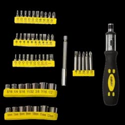 Отвертка + насадки торцевые и биты 51шт CrV SIGMA (4002131) - PRORAB