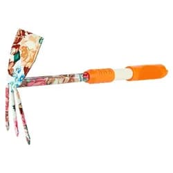 Мотика комбінована плоска + 3-х зуба FLORA (orange) (TPR) 5043054 - PRORAB