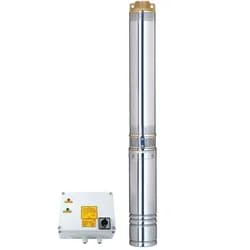 Насос центробежный 380В 5.5кВт H 173(120)м Q 240(165)л/мин Ø102мм (из 3-х ЧАСТЕЙ) AQUATICA (DONGYIN) 4SD10/28 (7771673) - PRORAB