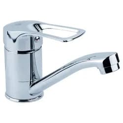 Смеситель s43 Ø40 для кухни гусак прямой 150мм на гайке TAU SM-1B144C (9843100) - PRORAB