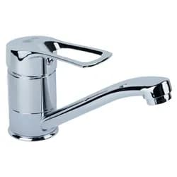 Змішувач s43 Ø40 для кухні гусак прямий 150мм на шпильці TAU SM-2B144C (9843120) - PRORAB