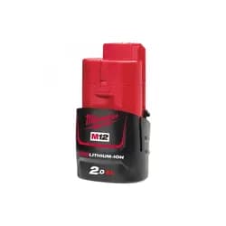 Аккумулятор Milwaukee M12 B2 (Li-Ion, 12 В, 2 А*ч) (4932430064) - PRORAB