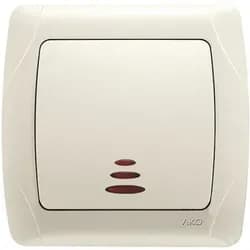 Выключатель VIKO Carmen 1-клавишный внутренний с подсветкой. - PRORAB