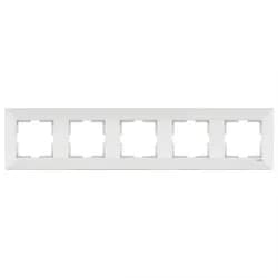 Рамка VIKO Meridian 5-я горизонтальная белая - PRORAB
