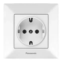 Розетка 1-я с/с белая Arkedia Slim Panaconic WNTC0202-2WH-UA - PRORAB