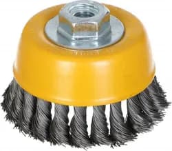 Щетка чашка TOLSEN 100мм М14 плетеная стальная проволока 0,5мм 77509 - PRORAB