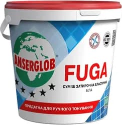 Фуга ANSERGLOB 1кг белая - PRORAB