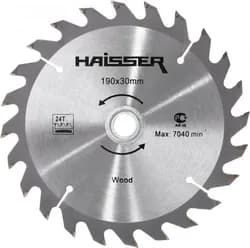 Диск пильный по дереву HAISSER 190*30 24 зубов - PRORAB