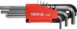 Набор ключей шестигранных YATO 1,5мм-10мм Г-образные 9шт YT-0500 - PRORAB