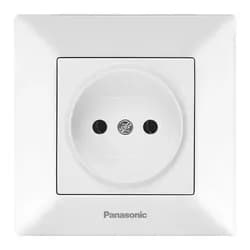 Розетка 1-я белая Arkedia Slim Panasonic WNTC0201-2WH-UA, арт. 18313 (шт.) - PRORAB