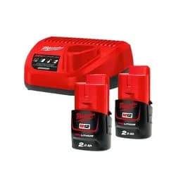 Набор аккумуляторов + зарядных устройств Milwaukee M12 NRG-202 (4933459209) - PRORAB