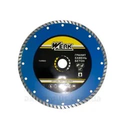 Диск алмазный WERK Turbo 230*7*22,2 4232617 - PRORAB